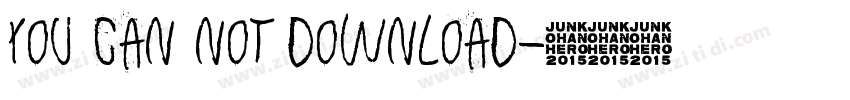 You can not download字体转换